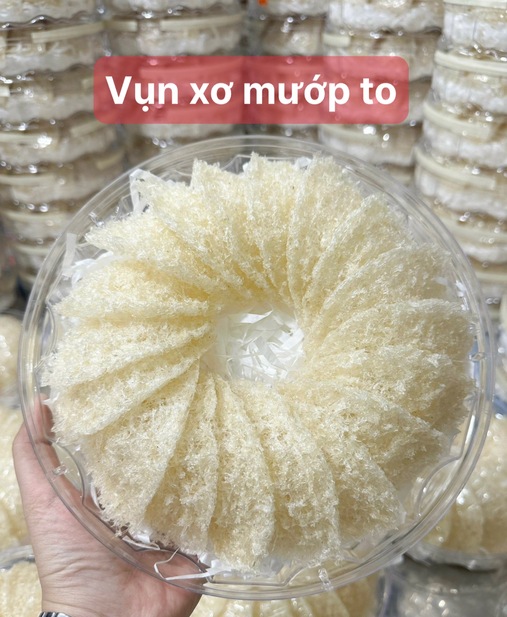 Yến xơ mướp tinh chế